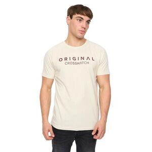 Crosshatch Mens Chantlars T-Shirt / Off White
